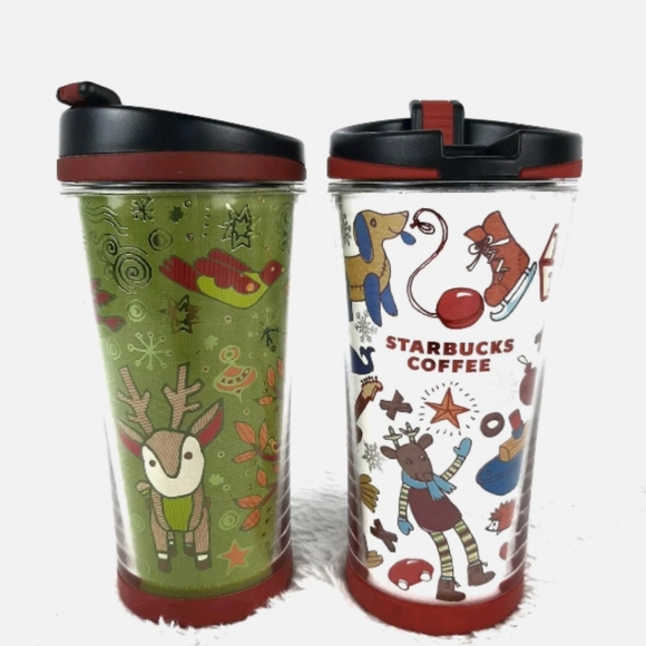 Starbucks Dining Starbucks Kids Holiday Tumbler Travel Mugs 8oz